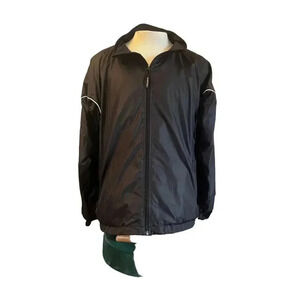 EASTON SPORTS NYLON zip up JACKET SIZE MEDIUM